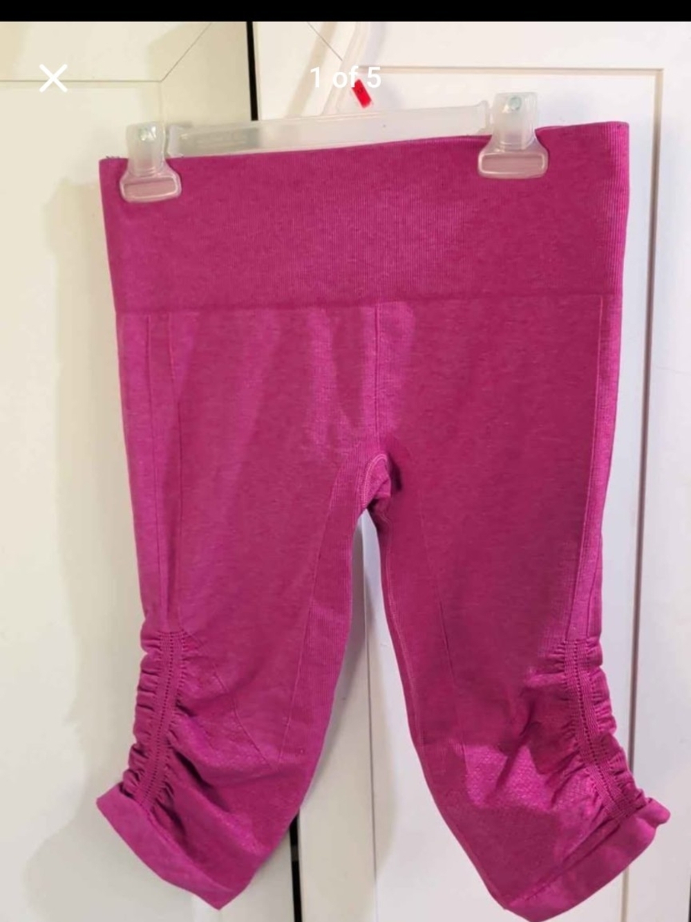 lululemon athletica Woman's Fuchsia Capri Leggings Size 6